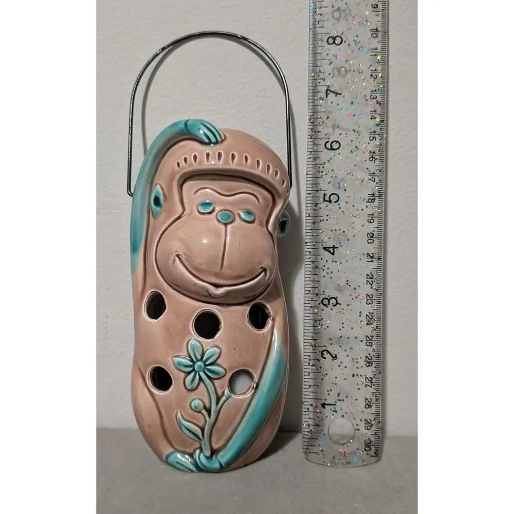 Vintage Criterion Products Japanese Ceramic Monkey Tea Light Candle Holder